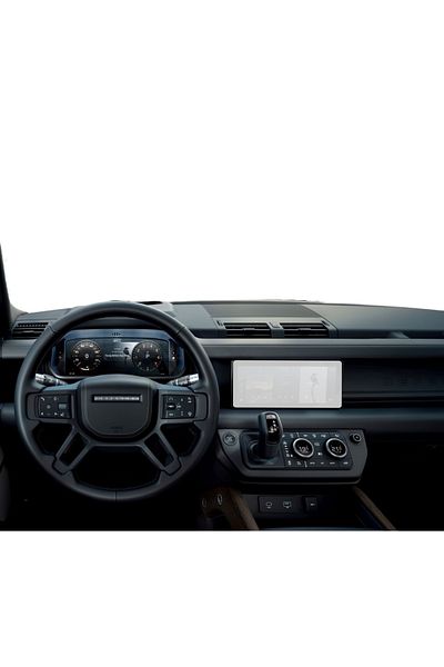 Land Rover Range Rover Navigation Protection Film Land Rover Defender 110 2019-2024, Duragon, Transparent silicone, kit