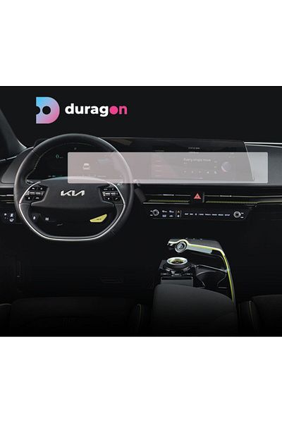 Hyundai / Kia Duragon navigation and dashboard display protection film, for Kia EV6 GT 2021+, kit