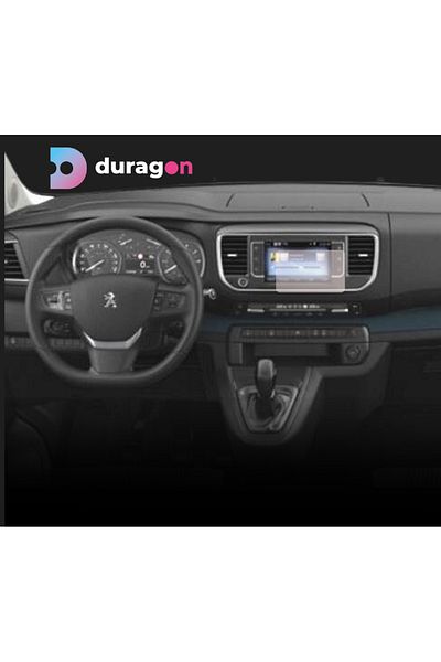 Citroen / Peugeot Navigation Protection Film Peugeot Traveller 2016+, Duragon, silicone, installation kit