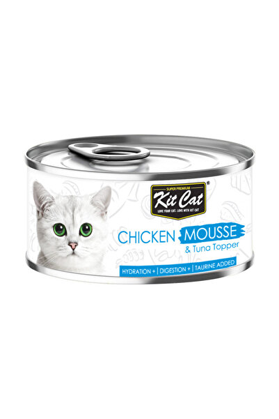 Kit Cat Chicken Mousse With Tuna Topper 80g Pack Of 6