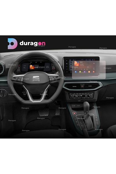 Seat Navigation Protection Film Seat Arona 2021+, Duragon, Matte silicone, installation kit