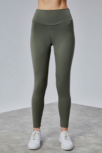 TF The Fancy For You Women's High Waist Thick Belt Slim Fit Leggings