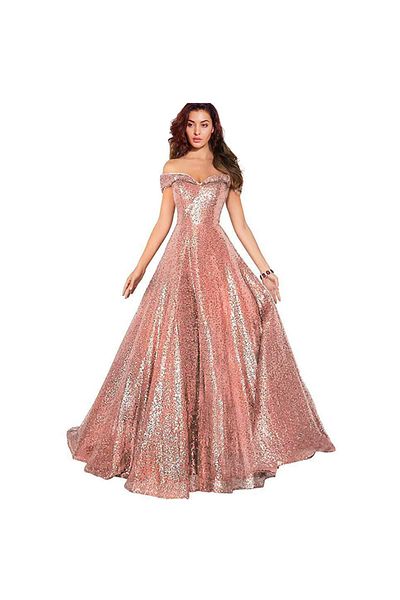 OEM Long pink sequin dress