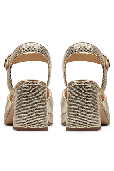 CLARKS Sandale damă aurii CLARKS-26181303 CHAMPAGNE INT