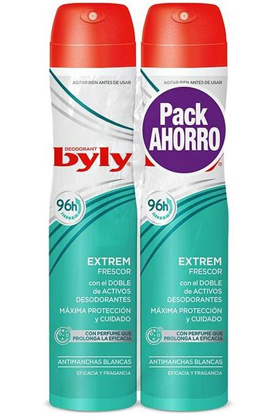 Byly Extrem Frescor 96H Deo Spray Set 2 X Byly 200 ml