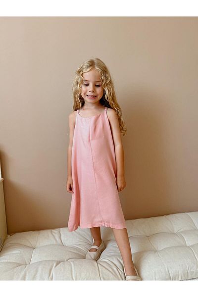 YİGİT BUTİK Yigit Butyl Cotton Fabric Girl's Dress