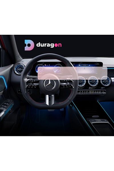 MERCEDES Navigation Protection Film Mercedes Benz EQB 2023+, Duragon, Matte silicone, installation kit