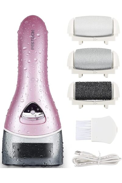 Pritech مزيلات مسامير القدم الكهربائية القابلة لإعادة الشحن، مبردات قدم إلكترونية محمولة، أدوات باديكير