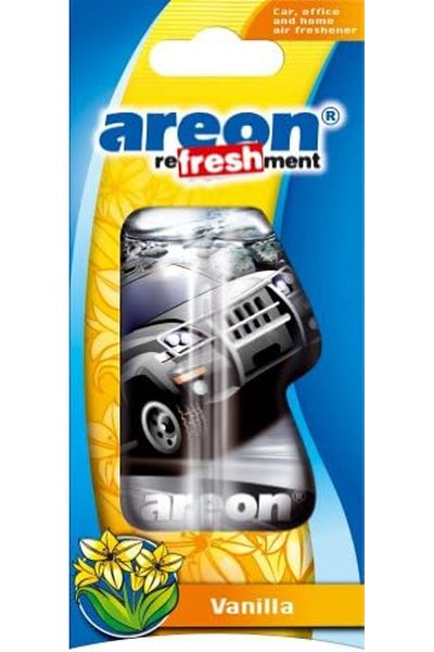 Areon Refreshment Liquid, 8.5ml Scent Car Hanging Freshener, Fresh Air-Vanilla (LC07) Pack of 1