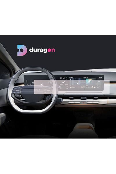 Hyundai / Kia Navigation Protection Film Kia EV3 2024+, Duragon and Dashboards, silicone, installation kit