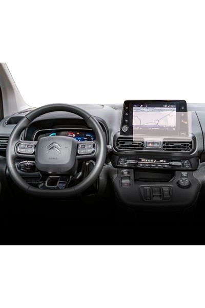 Citroen / Peugeot Navigation Protection Film Citroen e-Berlingo 2023+, Duragon, Matte silicone, installation kit