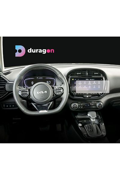Hyundai / Kia Navigation Protection Film Kia Soul 2022+, Duragon, silicone, installation kit
