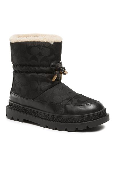 Coach Women's Snow Boots black COACH-CE303 BLK BLACK