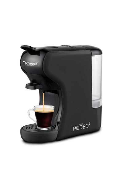 Techwood Vícekapslový espresso kávovar TCA-196N, Dolce Gusto a Nespresso, 19 barů, 1450 W, 600 ml