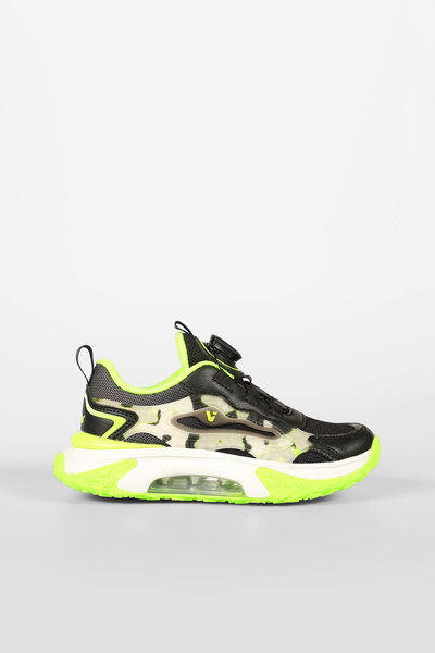 Vicco Odette Lightweight Boy's Black Sports Shoes