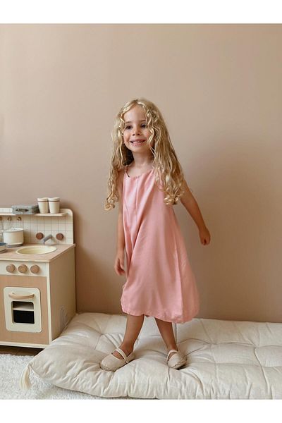 YİGİT BUTİK Yigit Butyl Cotton Fabric Girl's Dress