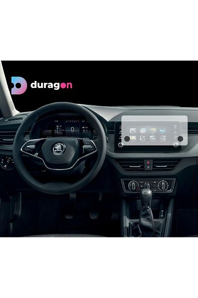 Skoda Navigation Protection Film 8'' Skoda Scala 2023+, Duragon, silicone, installation kit