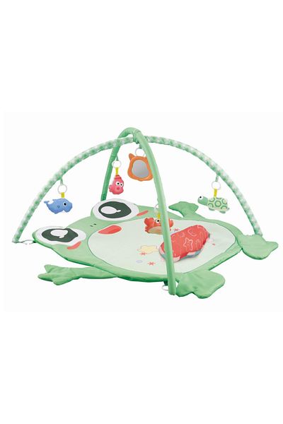 Factory Price - Miles Activity Play Mat with Pillow - Frog