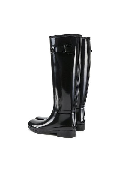 Hunter Ghete Wellington pentru femei negre HUNTER-WFT2200RGL BLACK