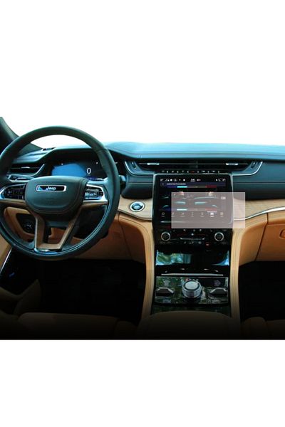 Jeep Duragon navigation display protection film, for Jeep Grand Cherokee L 2020+, matte, installation kit