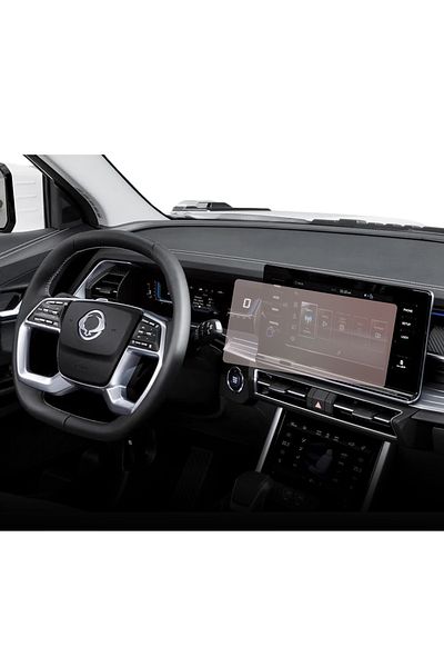 Ssangyong Kyron Navigation Protection Film Ssangyong Torres 2024+, Duragon Ssangyong, silicone, installation kit