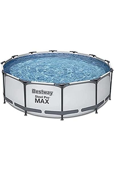 BESTWAY Steel Pro Max Frame Pool Set + Filter Pump + Ladder 366cm × 100cm Model 26-56418