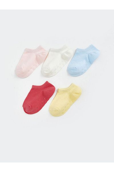 LC Waikiki New Season Basic Baby Girl Booties Socks 5-Piece - S5Bp42Z1