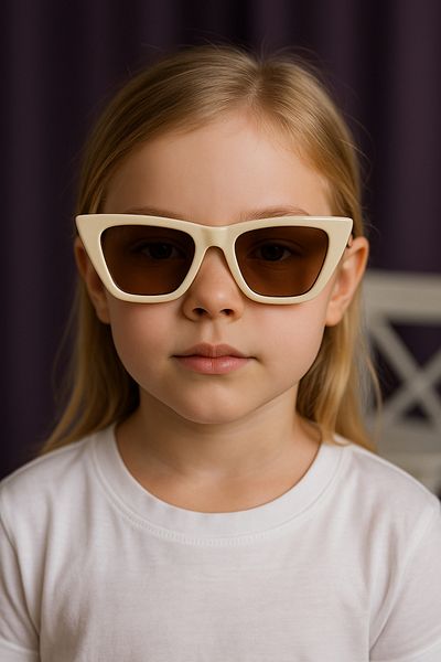 WisstoriaCollections Cat Square Kids Cat Eye Unisex Sunglasses