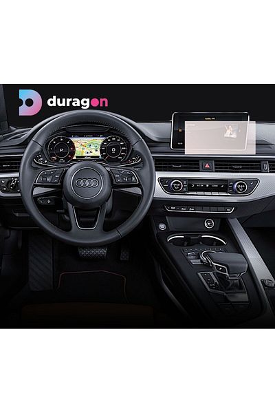 UNIVERSAL CAR Navigation Protection Film Audi A5 Coupe 2016-2024, Duragon, Matte silicone, installation kit