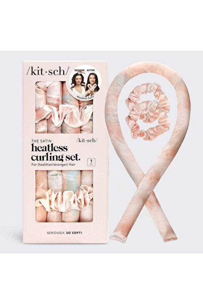 COOYA Heatless Curling Set,With One Curling Iron and Two Hair Ties,No Hair Damage,for Short,Long Hair