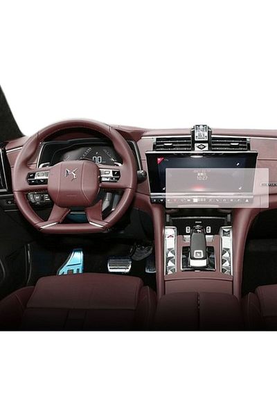 UNIVERSAL CAR Navigation Protection Film DS Automobiles DS 9 2020+, Duragon, silicone, installation kit