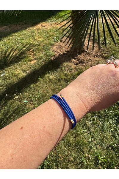 bijuxbymrv Navy Blue Colored Magnet Bracelet-Anklet-Necklace