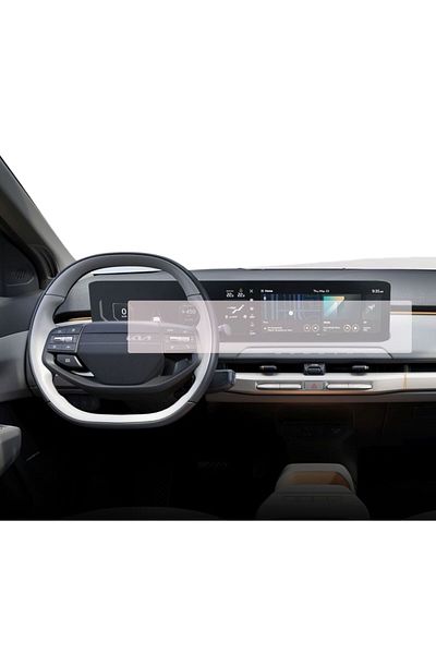 Hyundai / Kia Navigation Protection Film Kia EV3 2024+, Duragon and Dashboards, silicone, installation kit
