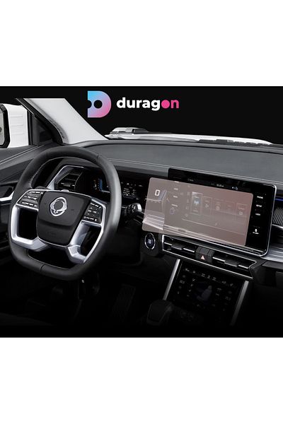 Ssangyong Kyron Navigation Protection Film Ssangyong Torres 2024+, Duragon Ssangyong, silicone, installation kit