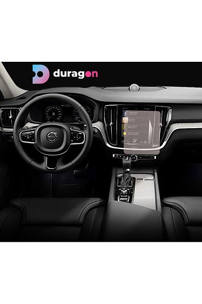 Volvo Duragon navigation and dashboard display protection film, for Volvo V60 2018+, matte, kit