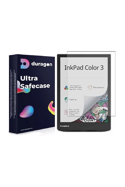 pocketbook Folie Duragon, pentru PocketBook InkPad Color 3, Kit inclus, Silicon Premium