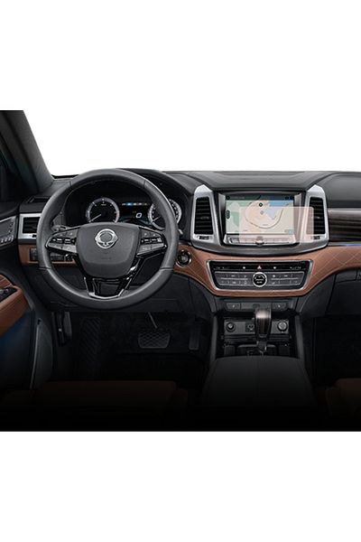 Ssangyong Kyron Navigation Protection Foil Ssangyong Rexton 2018-2021, Duragon Ssangyong, silicone, kit inst