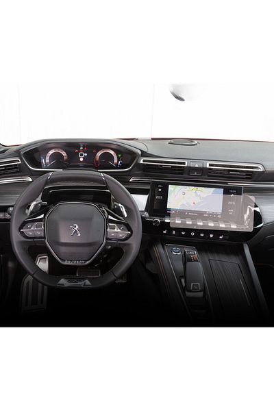 Citroen / Peugeot Navigation Display Protection Film, Duragon, Peugeot 508 2018-2023, Matte silicone, Installation kit
