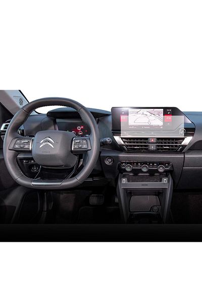 Citroen / Peugeot Navigation Protection Film Citroen C4 X 2022+, Duragon, Matte silicone, installation kit