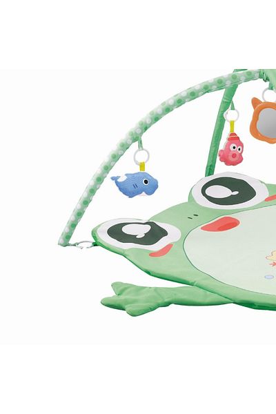 Factory Price - Miles Activity Play Mat with Pillow - Frog