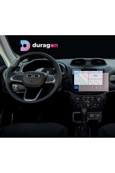 Jeep Navigation Protection Film Jeep Renegade 2024+, Duragon, Matte silicone, installation kit