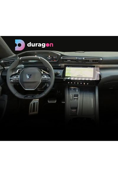 Citroen / Peugeot Navigation Protection Film Peugeot 508 2023+, Duragon, silicone, installation kit