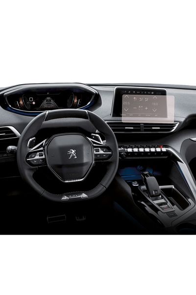 Citroen / Peugeot Navigation Protection Film Peugeot 5008 2016-2020, Duragon, Matte silicone, installation kit