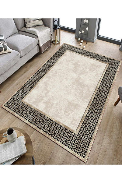 GNL HOME Vizon Modern Desenli Dijital Baskı Yıkanabilir Salon,Mutfak,Koridor,...