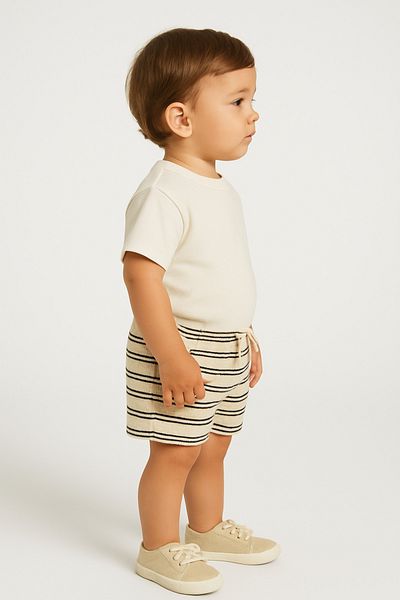 DİVİSTA Unisex Kids Striped Shorts