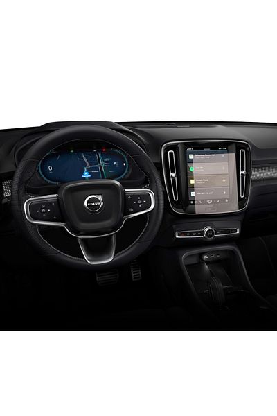 Volvo Duragon navigation and dashboard clock protection film, for Volvo C40 Recharge 2021+, matte, kit