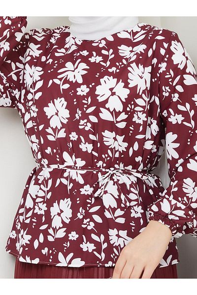 exxitcollection Women's Pleated Skirt Jesica Shirt Double Set