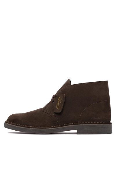 CLARKS Men's Boots brown CLARKS-DESERT BT EVO DARK BROWN SUEDE 26166784