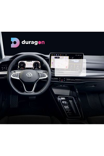Volkswagen Navigation Protection Film Volkswagen Golf 2024+, Duragon, Matte silicone, installation kit