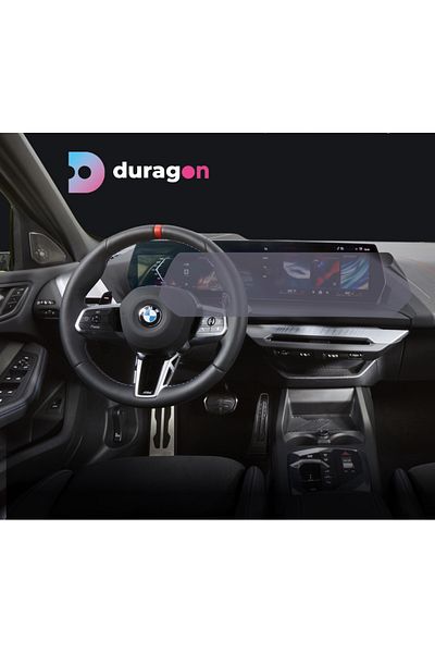BMW Navigation and Clock Display Protection Film, Duragon, BMW 1 Series 2024+, Matte silicone, Installation kit